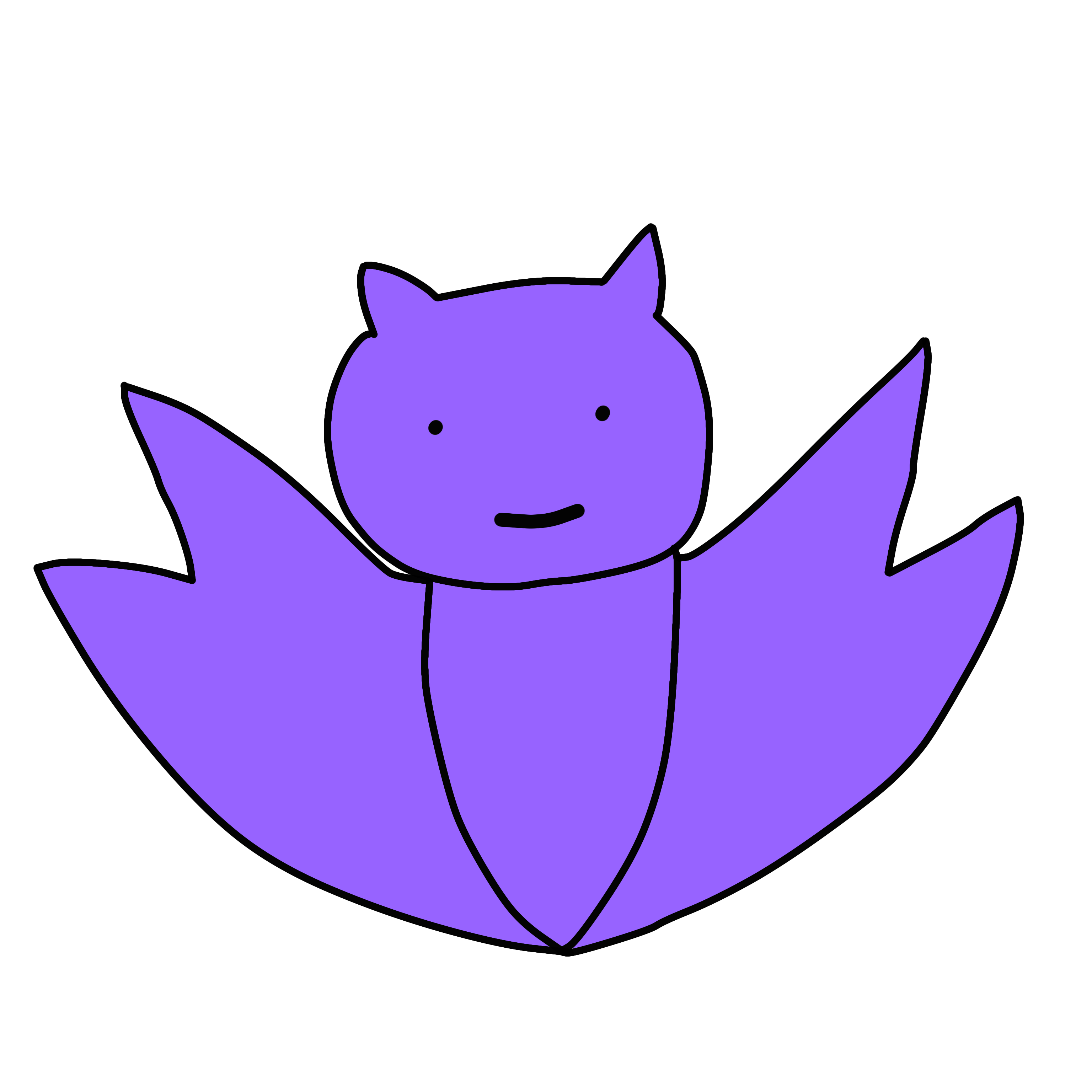 こうもりのイラスト