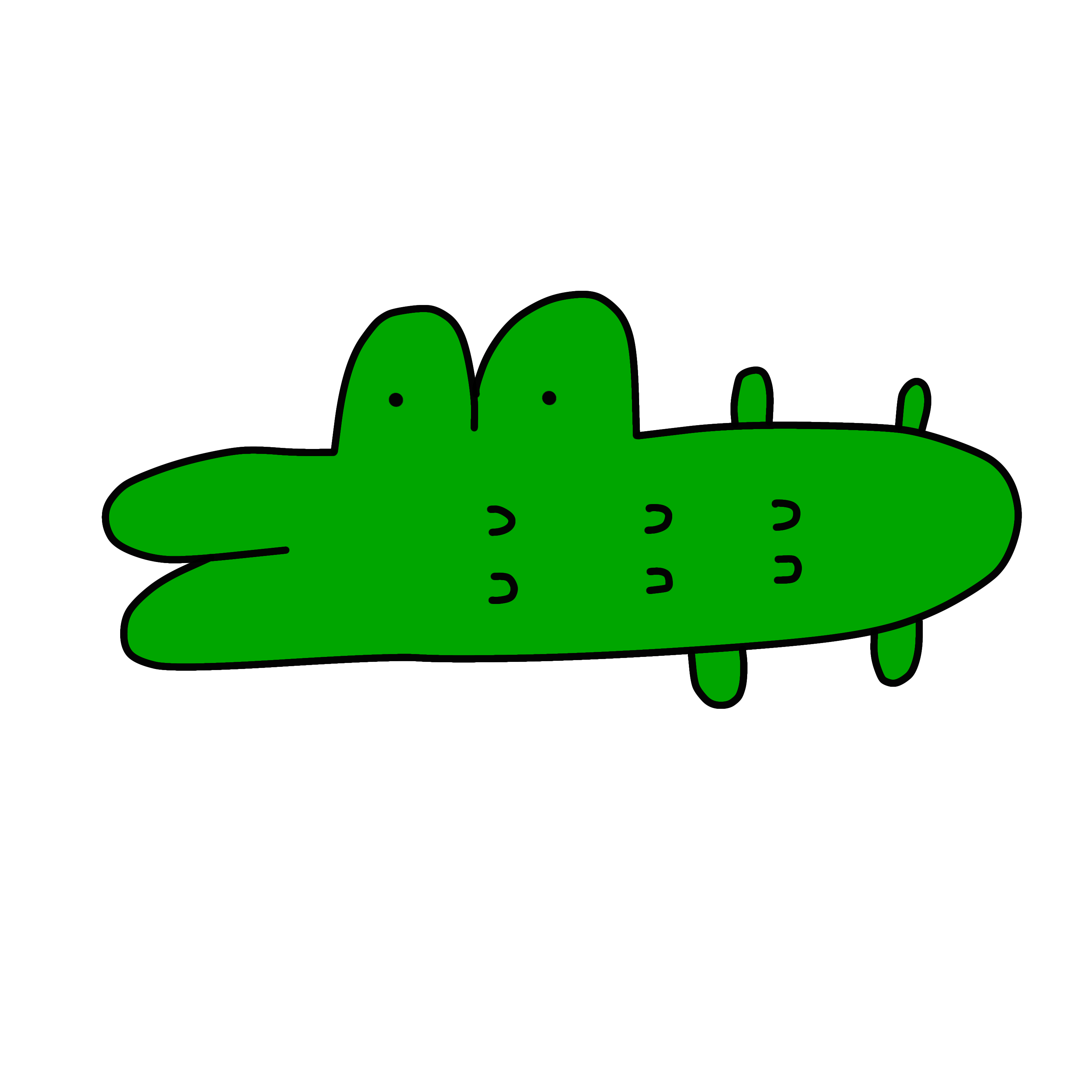 ワニのイラスト