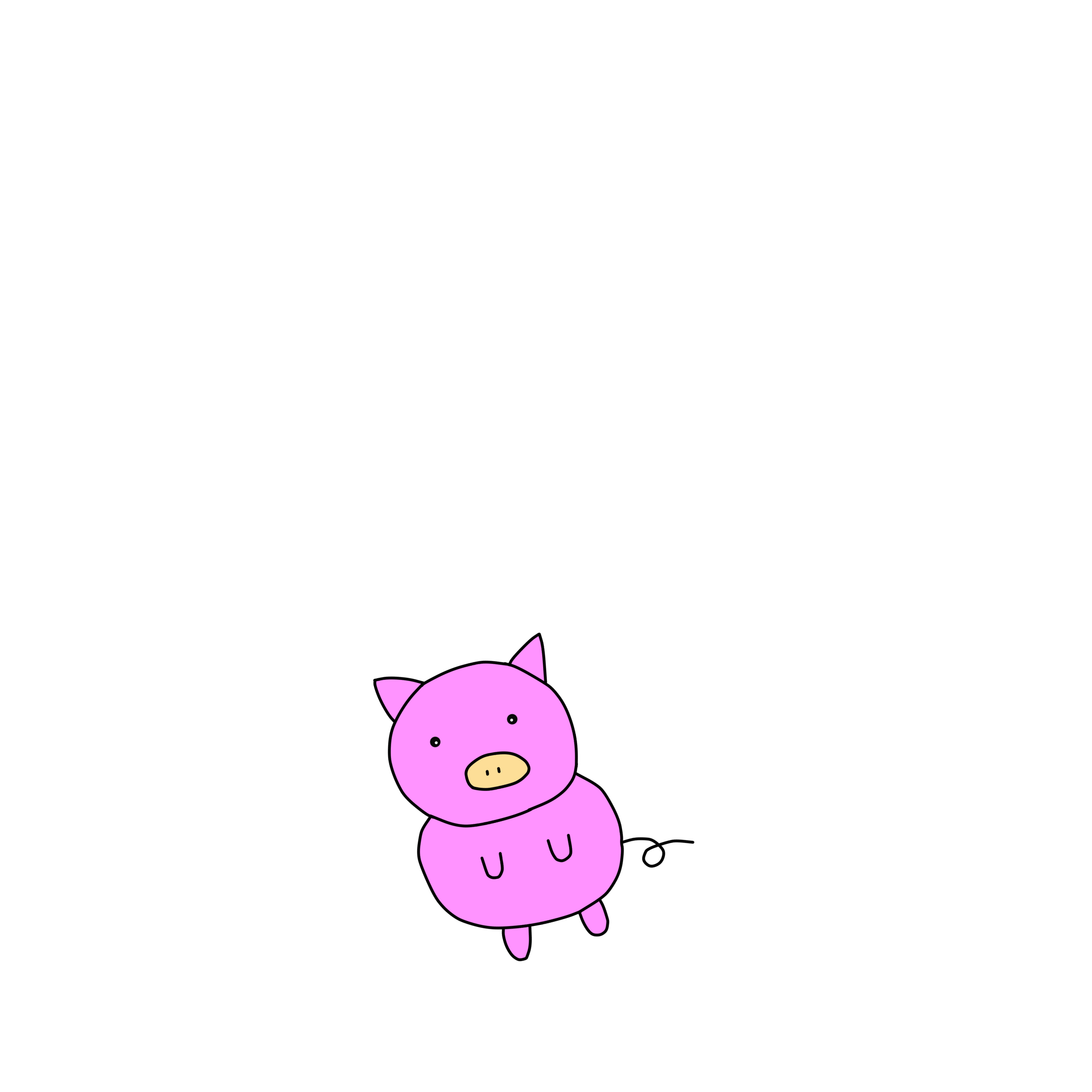 ぶたのイラスト